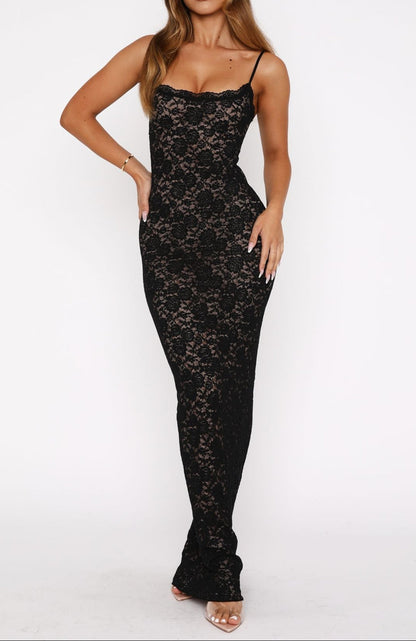 Fabiana Maxi Dress – Black