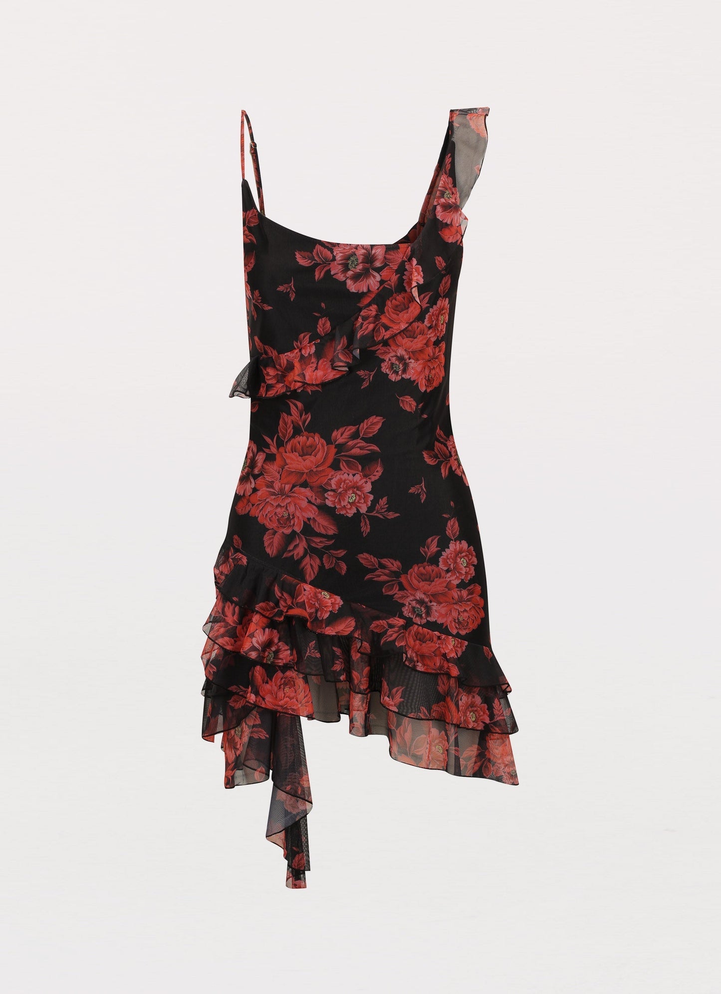 María Mesh Mini Dress – Midnight Pink