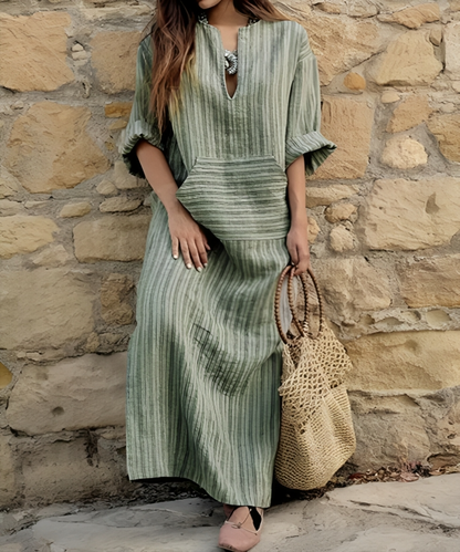 Green Maxi Dress - Clara