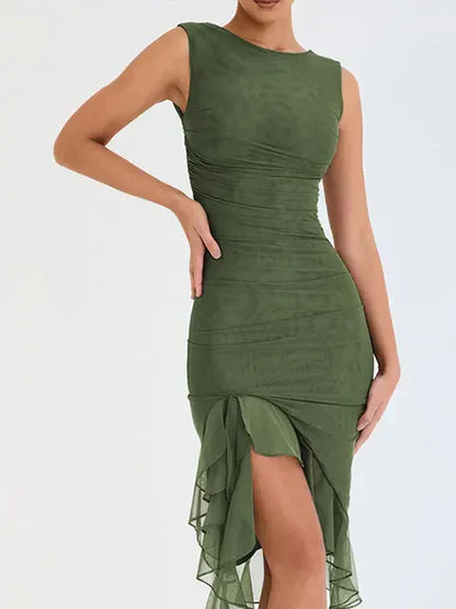 Green evening dress – Olivia