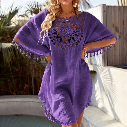 Amelie - Purple tunic dress