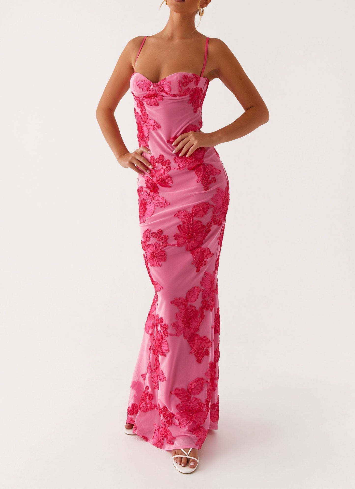 Elisabetta Maxi Dress – Pink