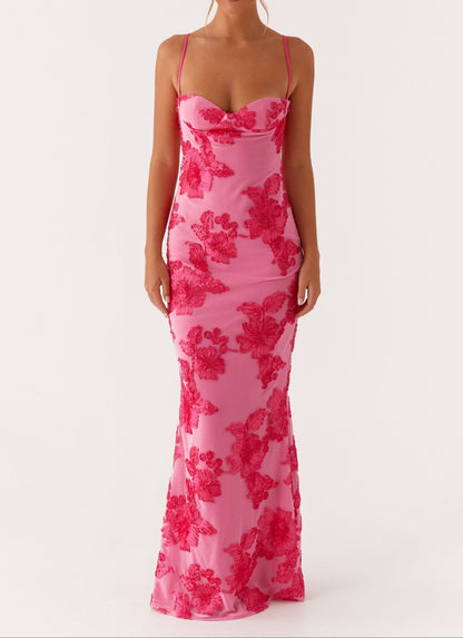 Elisabetta Maxi Dress – Pink