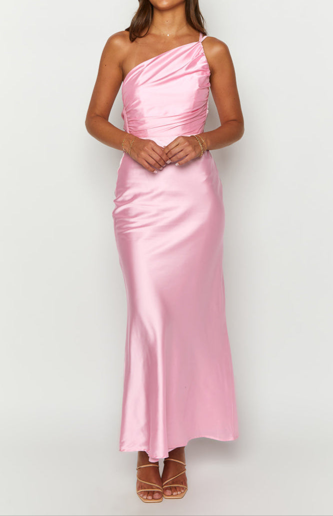 Paula Pink Formales Maxikleid