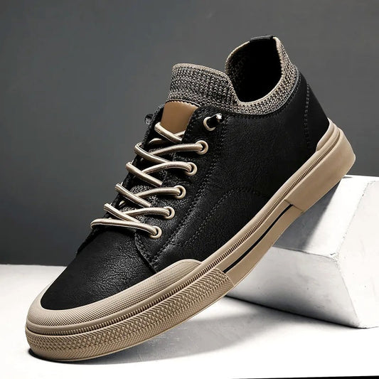 Trendige High-Top-Sneaker mit Kontrastdetails