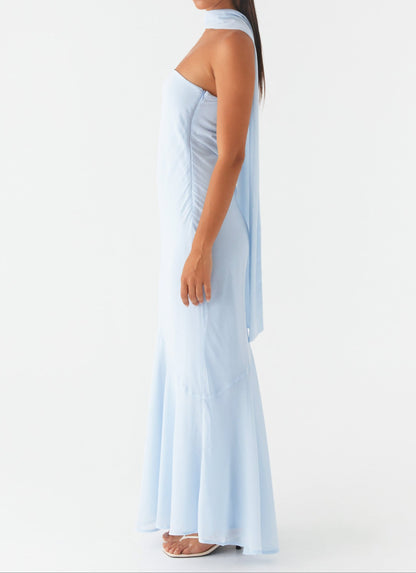 Robe longue Gessica – Bleu