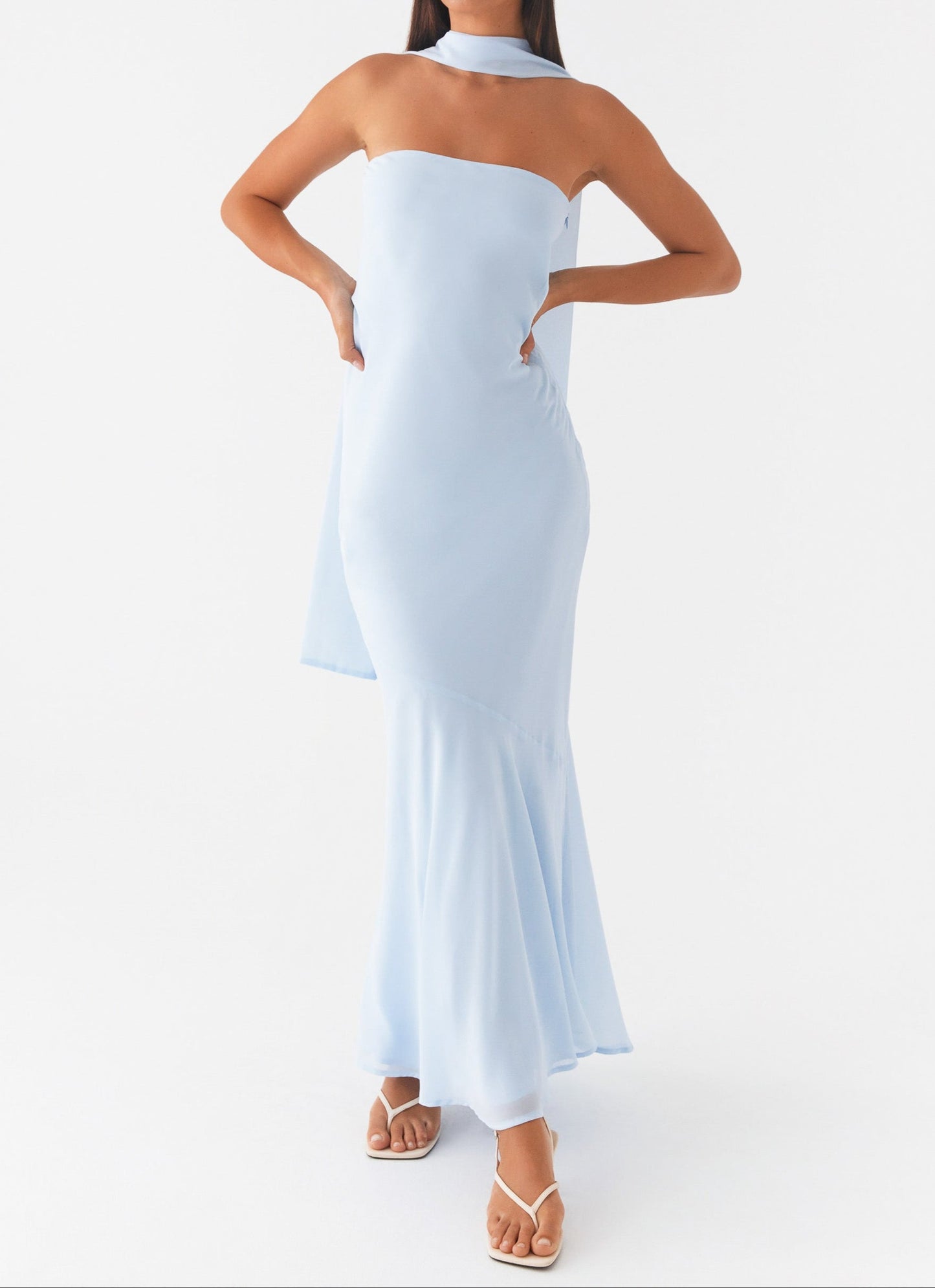 Robe longue Gessica – Bleu