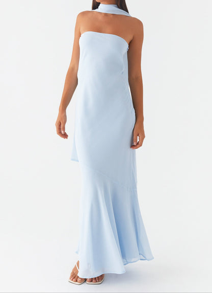 Robe longue Gessica – Bleu