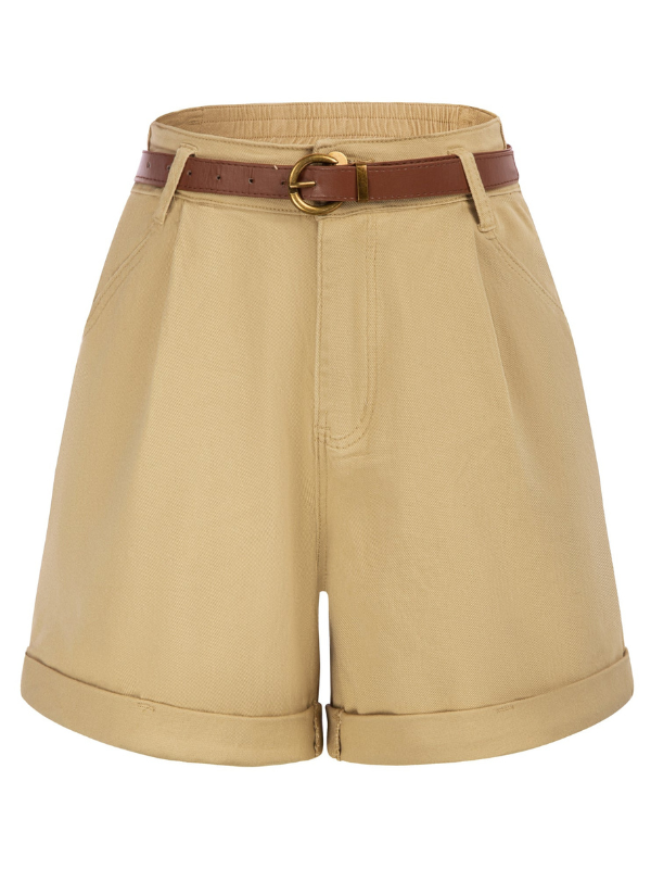 Retro charm: 'Verde' shorts in vintage green