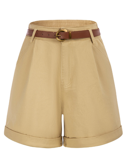 Retro charm: 'Verde' shorts in vintage green