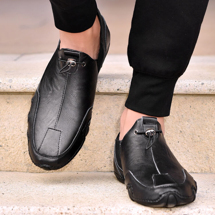 Elegant loafers with comfortable elastic