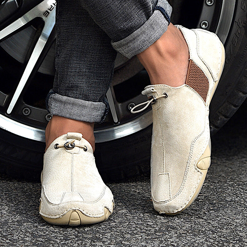 Elegant loafers with comfortable elastic