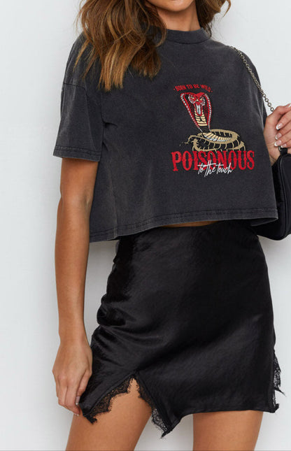 Cristina Spitzen Minirock Schwarz