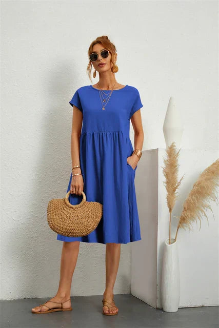 Blue casual dress – Laura