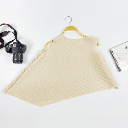 Sleeveless Asymmetrical Blouse Top for Women - Sara