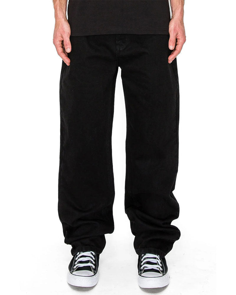 Herren Hose Alles Passt Einfarbig Denim