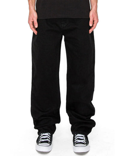 Herren Hose Alles Passt Einfarbig Denim