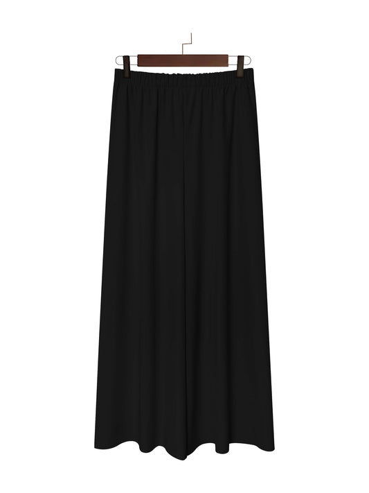 Black wide trousers - Nora