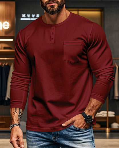 Top Atmungsaktiv Pullover Langarm Herren