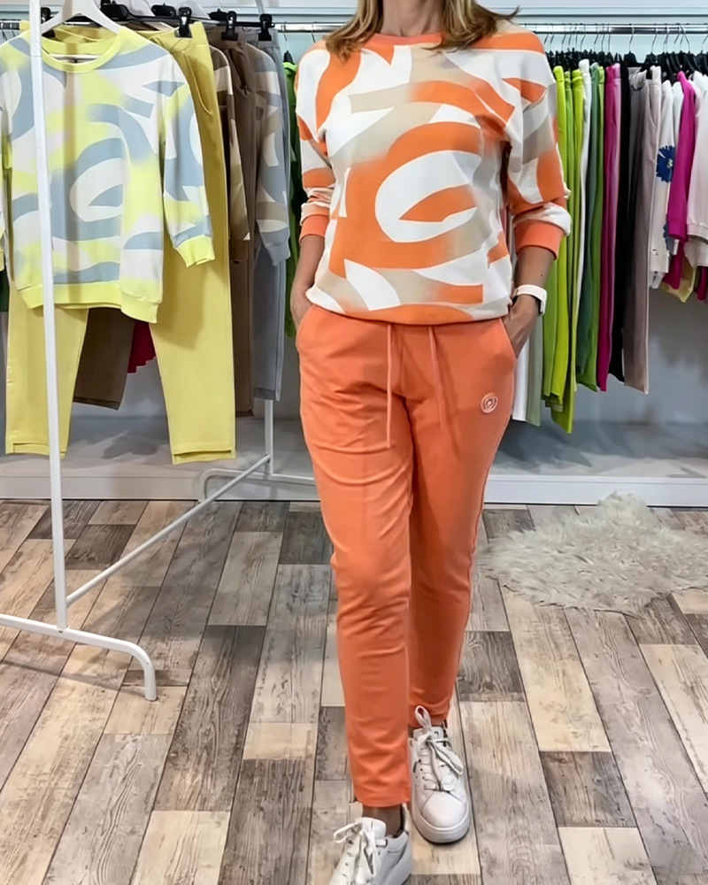 Set Geometrisches Muster Sport Freizeit