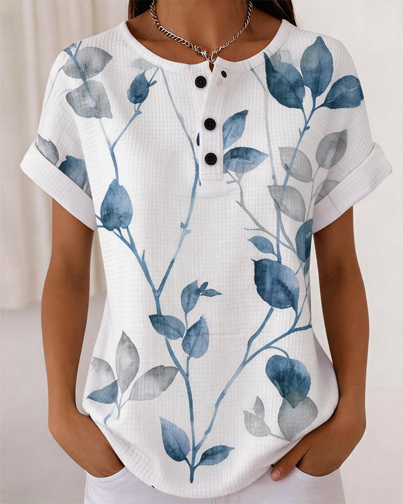 Top Waffel Blatt Print