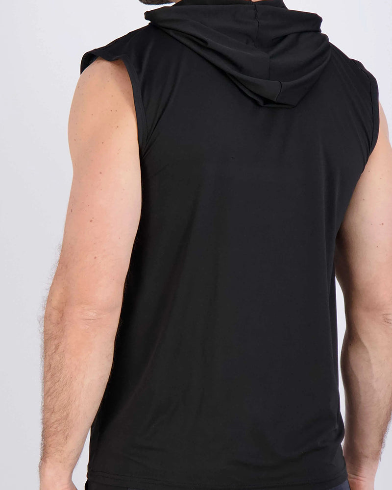 Tank Top Ärmellos Kapuze Sport