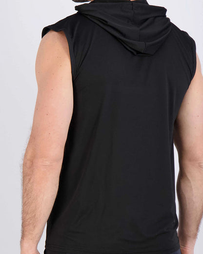 Tank Top Ärmellos Kapuze Sport