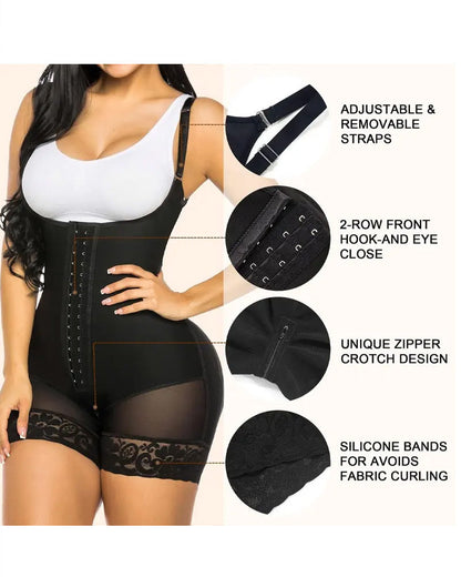 Shapewear One-Piece Knopf