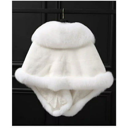 Faux Fur Winter Shawl for Women - Alina