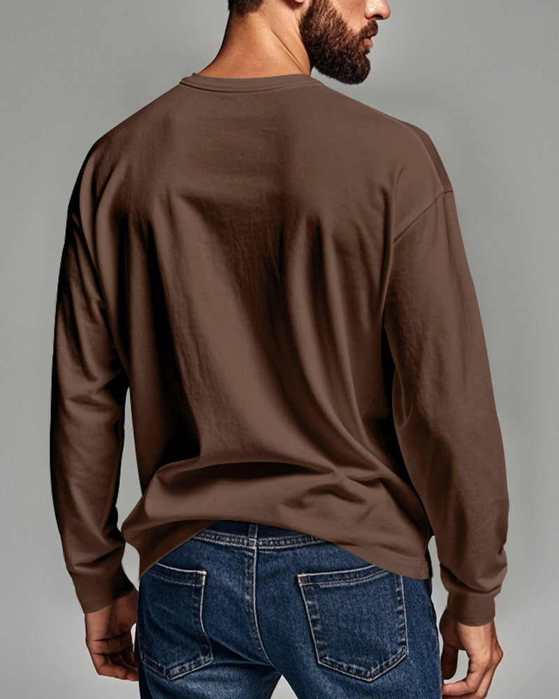 Top Atmungsaktiv Pullover Langarm Herren
