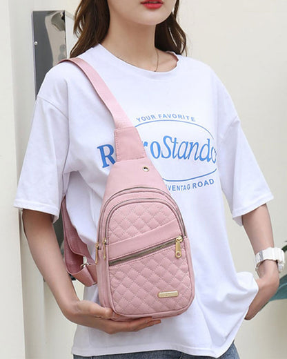 Tasche Damen Mode Bestickt Gesteppt Brust