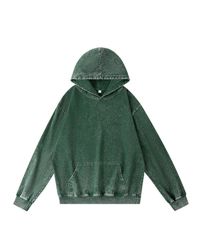 Kapuzenpullover Lässig Einfarbig Tasche