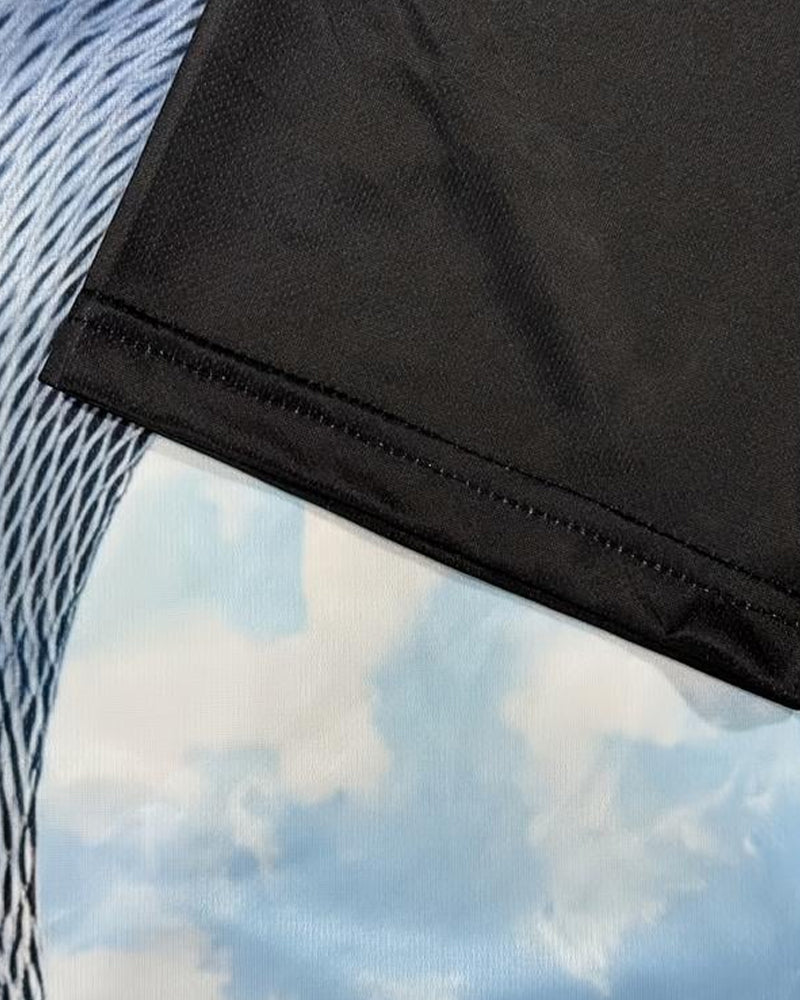 T-Shirt 3D Digitaldruck Mode Trend Lässig Herren Kurzarm