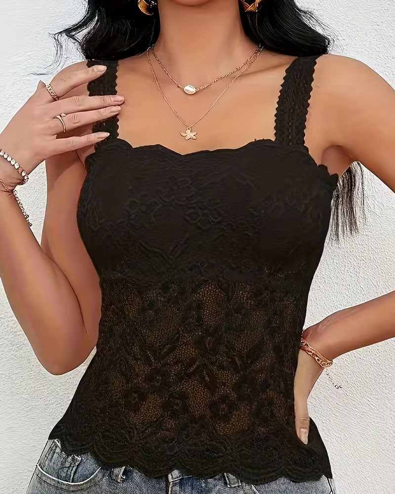 Camis Top Einfarbig Bandeau