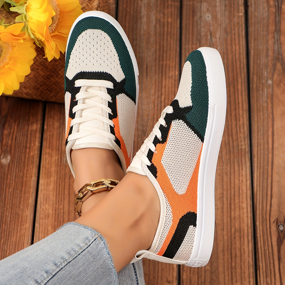 Colorful mesh sneakers - Women Zoe