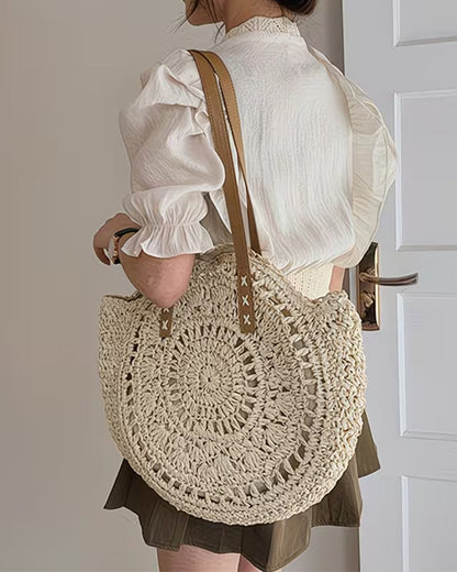 Tasche Handgeflochten Stroh