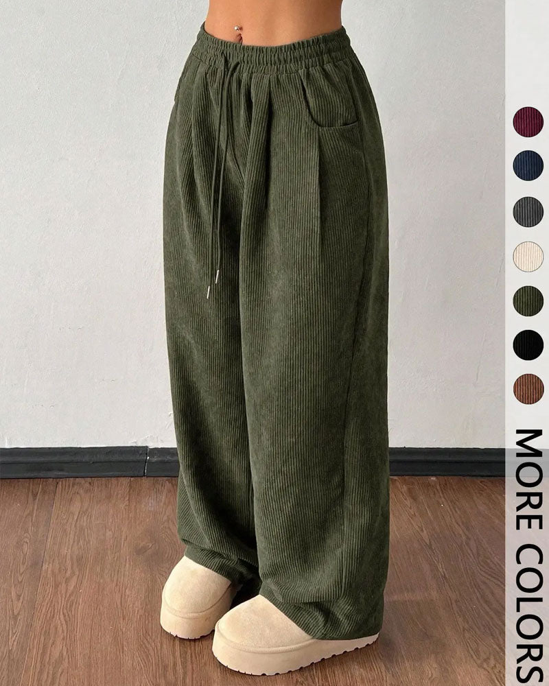 Hose Kordelzug Cord Lang