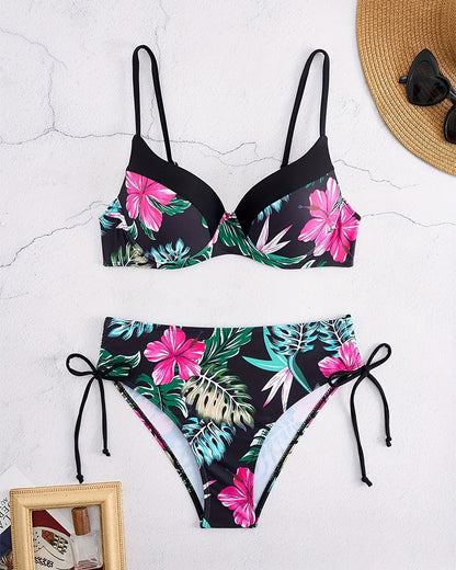 Bikini Mode Bedruckt Push Up