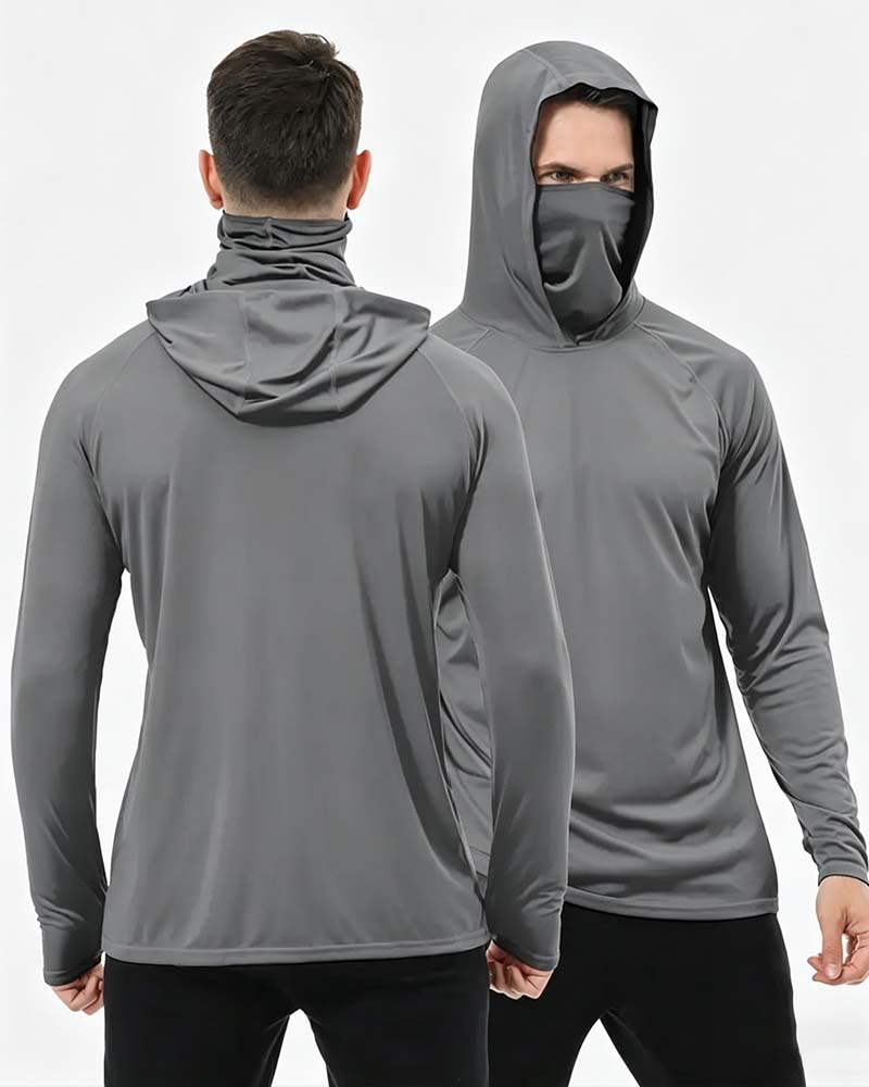 Herren Hoodies Belüftet Schnelltrocknend Hoodie Sonne