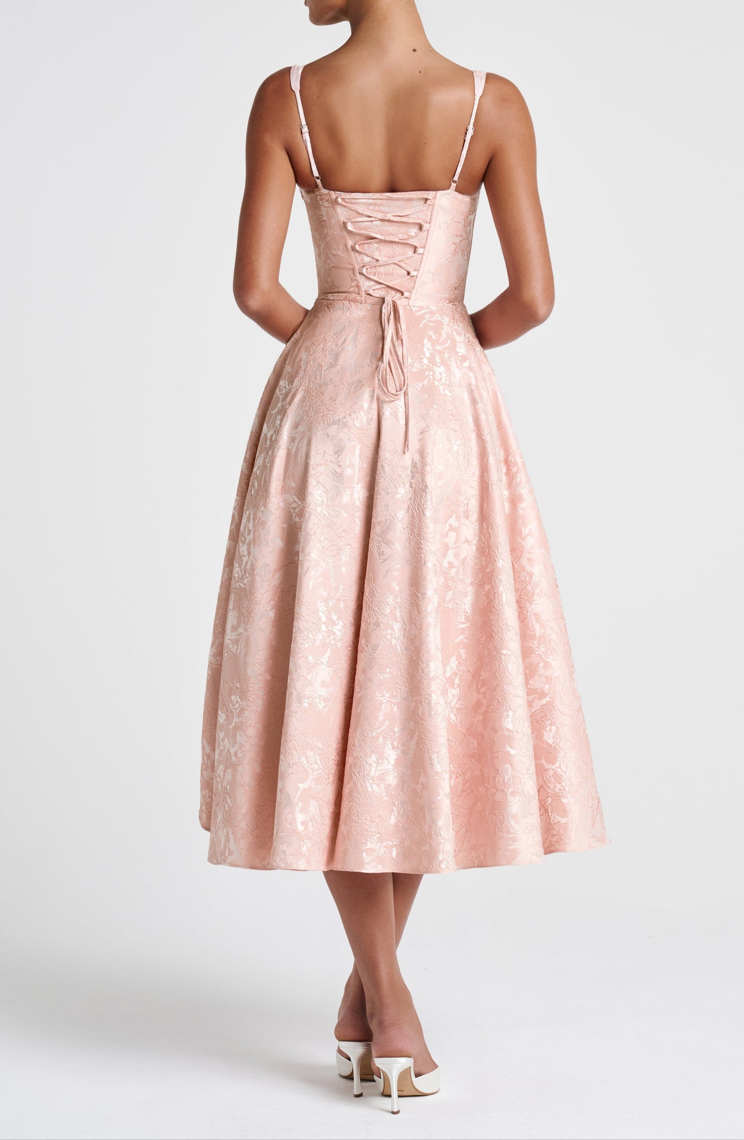 Genevra Midikleid - Zartpfirsich