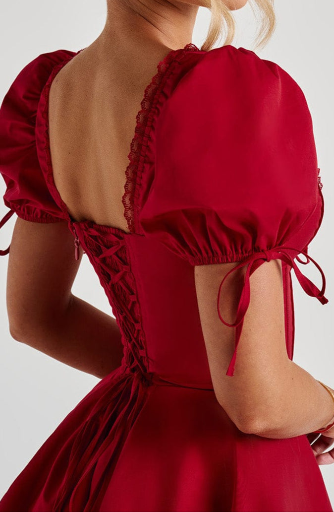 Vallea Minikleid – Rot