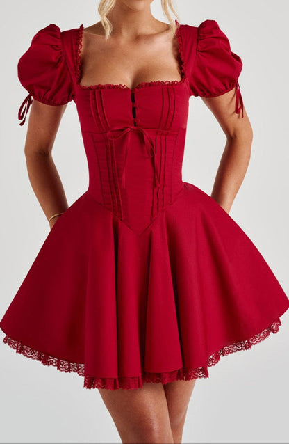 Vallea Minikleid – Rot