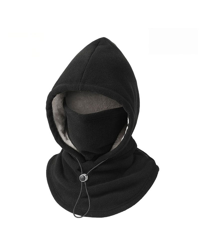 Mütze Fleece Doppellagig Integriert