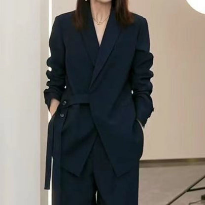 Blazer and Wide Leg Pants Set for Women - Ines