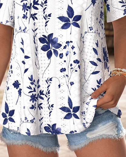 T-Shirt Träger V-Ausschnitt Off-Shoulder Lässig