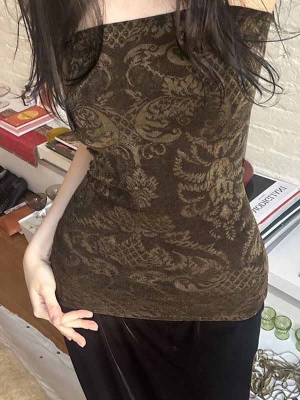 Einfarbiges Y2k Bandeau Top mit Streetwear Charakter