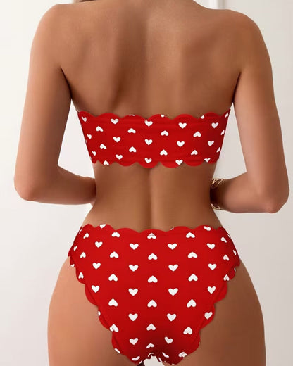 Bikini Einfach Herz Bh-Stil
