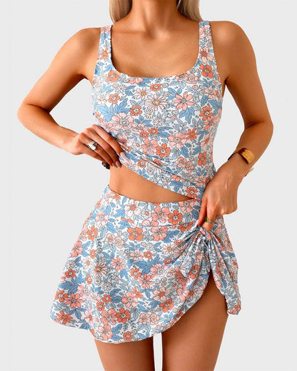 Tankini Seitenbindung Urlaubsstil