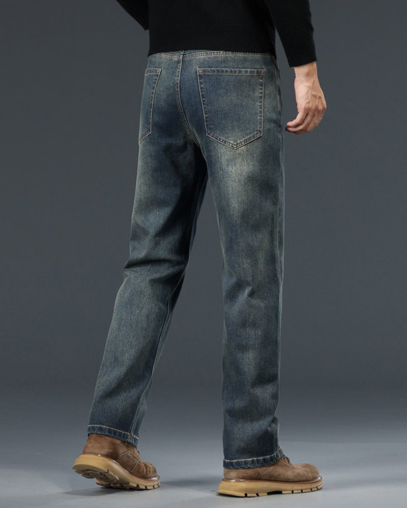 Hose Herren Mittelhoher Bund Vintage