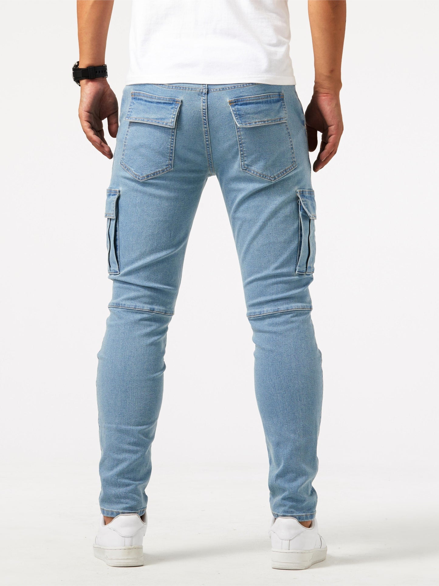 Hellblaue Cargo Jeans - Leon